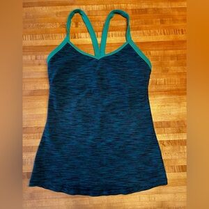 ALO Yoga Blue and Green Tank Top